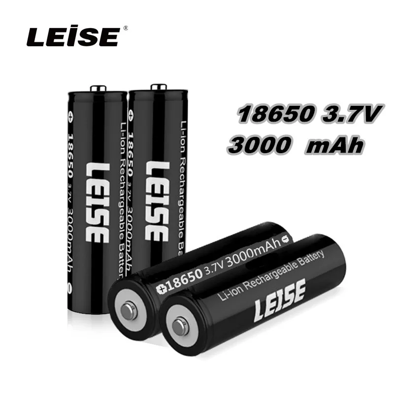 Leise Оригинальная 18650 батарея 3000 mah 3,7 V литий-ионная аккумуляторная литиевая батарея 18650 батареи для фонарика налобного фонаря