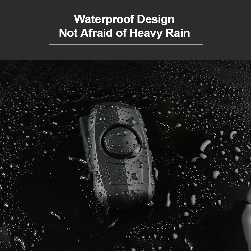 Беспроводной водонепроницаемый сигнальный замок для мотоцикла и велосипеда 150