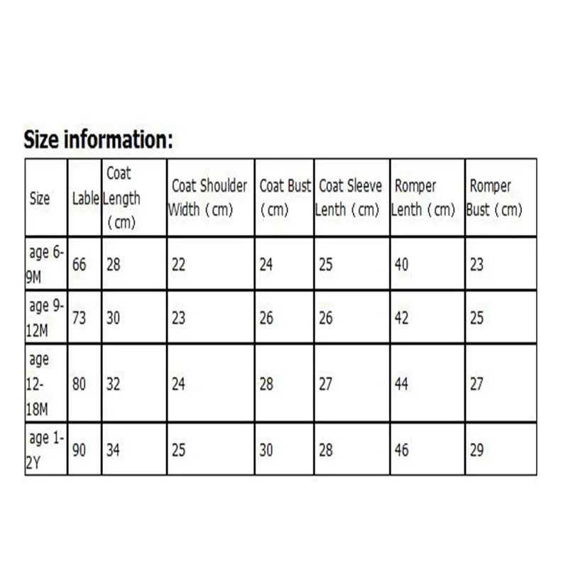 

Baby Girl Clothes For Newborns Romper+Coat Sleeveless One-piece Jumpsuit Outfits Autumn Winter Playsuit