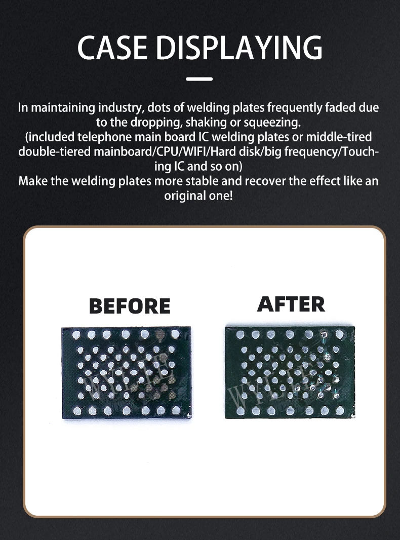 

Wylie Spot patch Dot-Repairing Soldering Lug to replace the traditional flyline Applicable for welding plates in various sizes