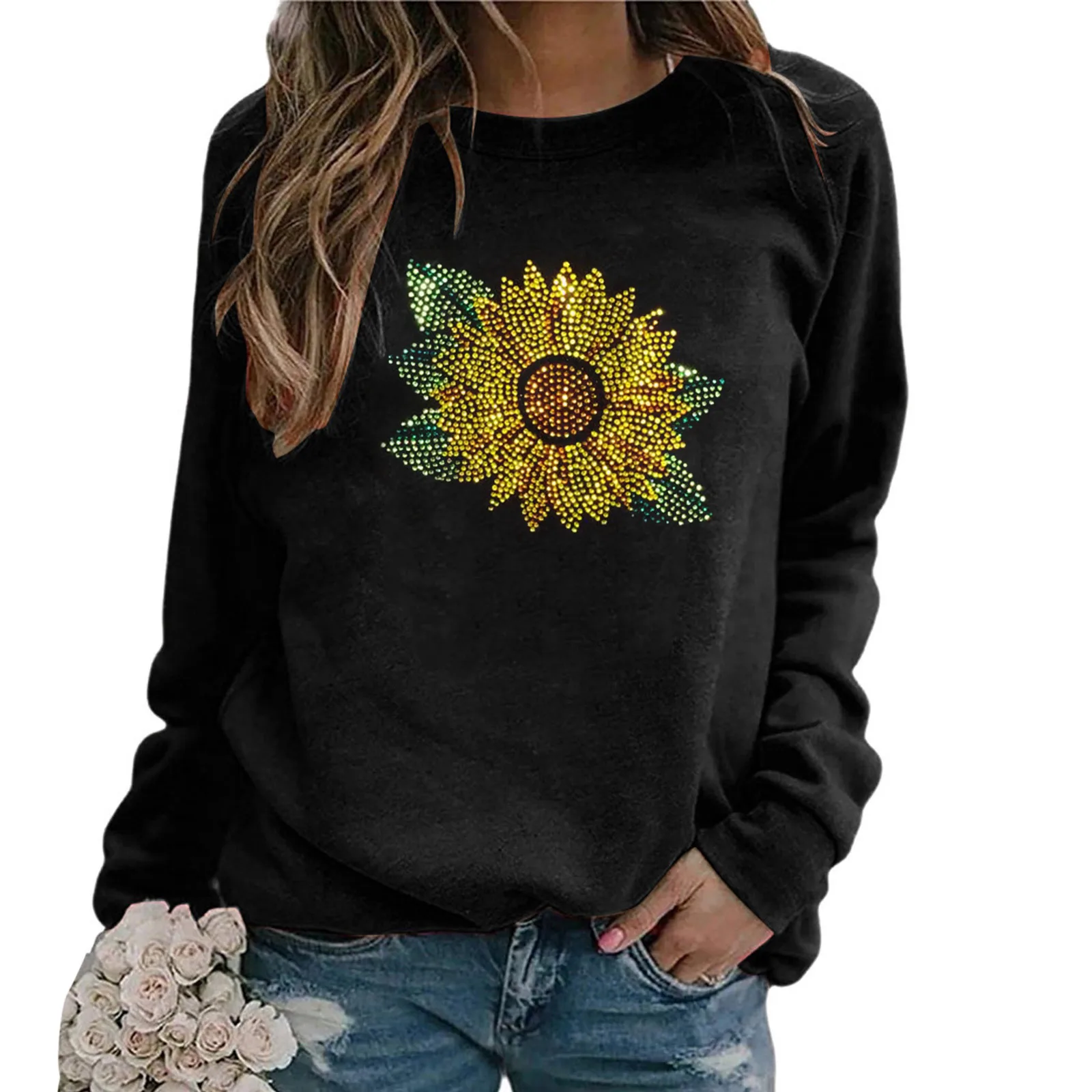 2021 женские рубашки Повседневная модная женская обувь с цветочным рисунком