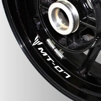 new motorcycle reflective wheel tire logo creative stickers rim inner decorative waterproof decals for yamaha mt 07 mt07