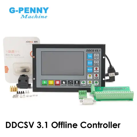 Новое поступление! Автономный контроллер движения DDCSV3.1, автономный контроллер с поддержкой 3-осевого/4-осевого USB-контроллера с ЧПУ