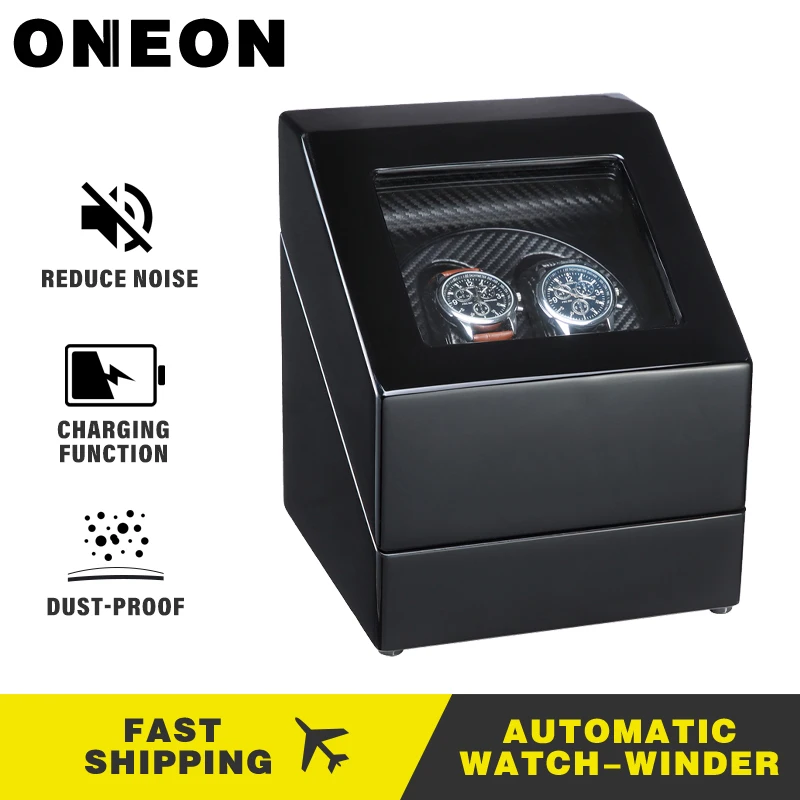 Черная Автоматическая намотка ONEON для часов автоматический бесшумный мотор