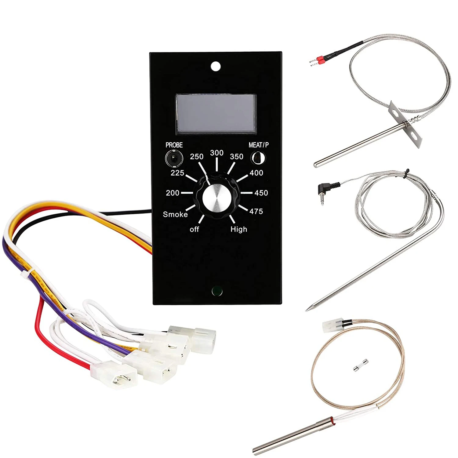 Replacement Parts for Pit Boss Pellet Grills Thermostat Kit Digital Controller Board/Probe Sensor/Ignitor/Meat Probe