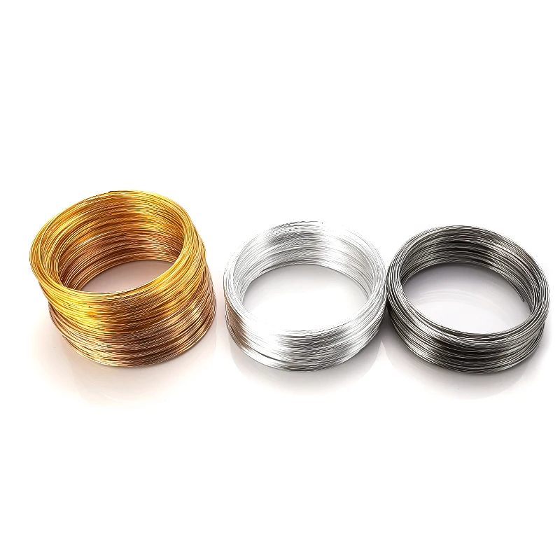 Высококачественная 100 петля 0 6 мм запоминающее Бисероплетение стальная