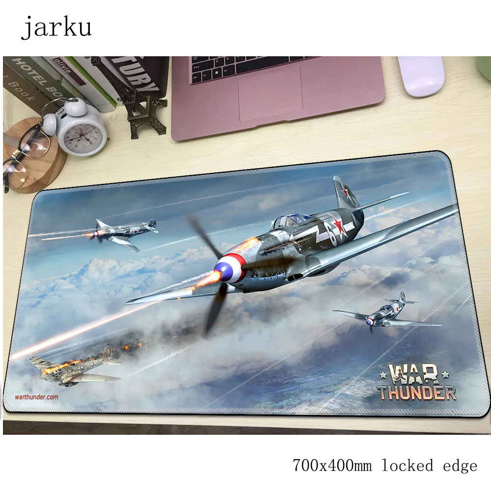 Игровой коврик для мыши war thunder 700x400x3 мм большой мультяшный аксессуары ноутбука и