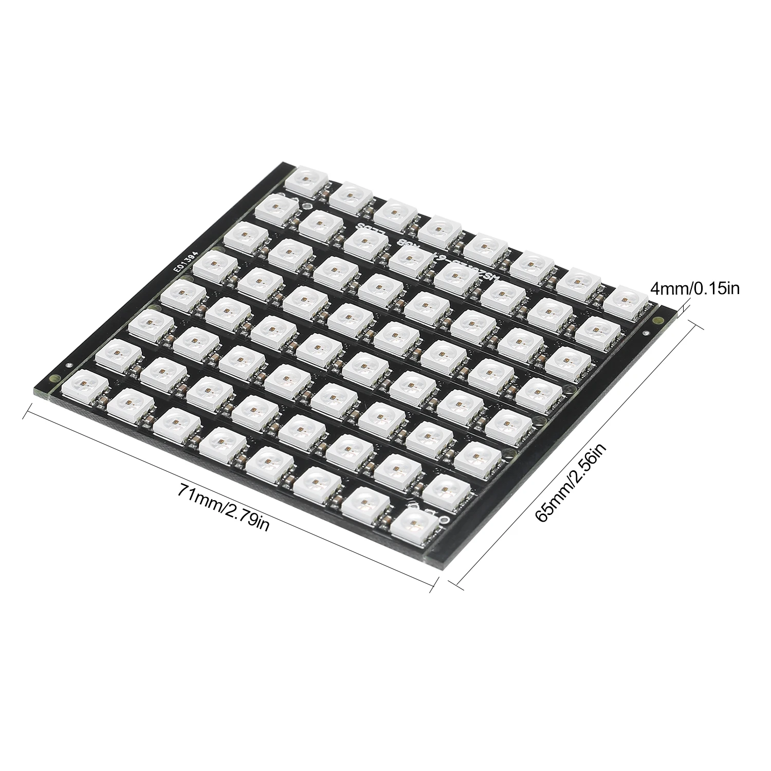 Модуль WS2812B 64 8*8 пикселей RGB умная светодиодная плата для разработки полноцветный