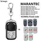 Для пульт Marantec Digital 302 304 313 фиксированный код двери гаража мотор передатчик 433 МГц RF пульт Управление ворот