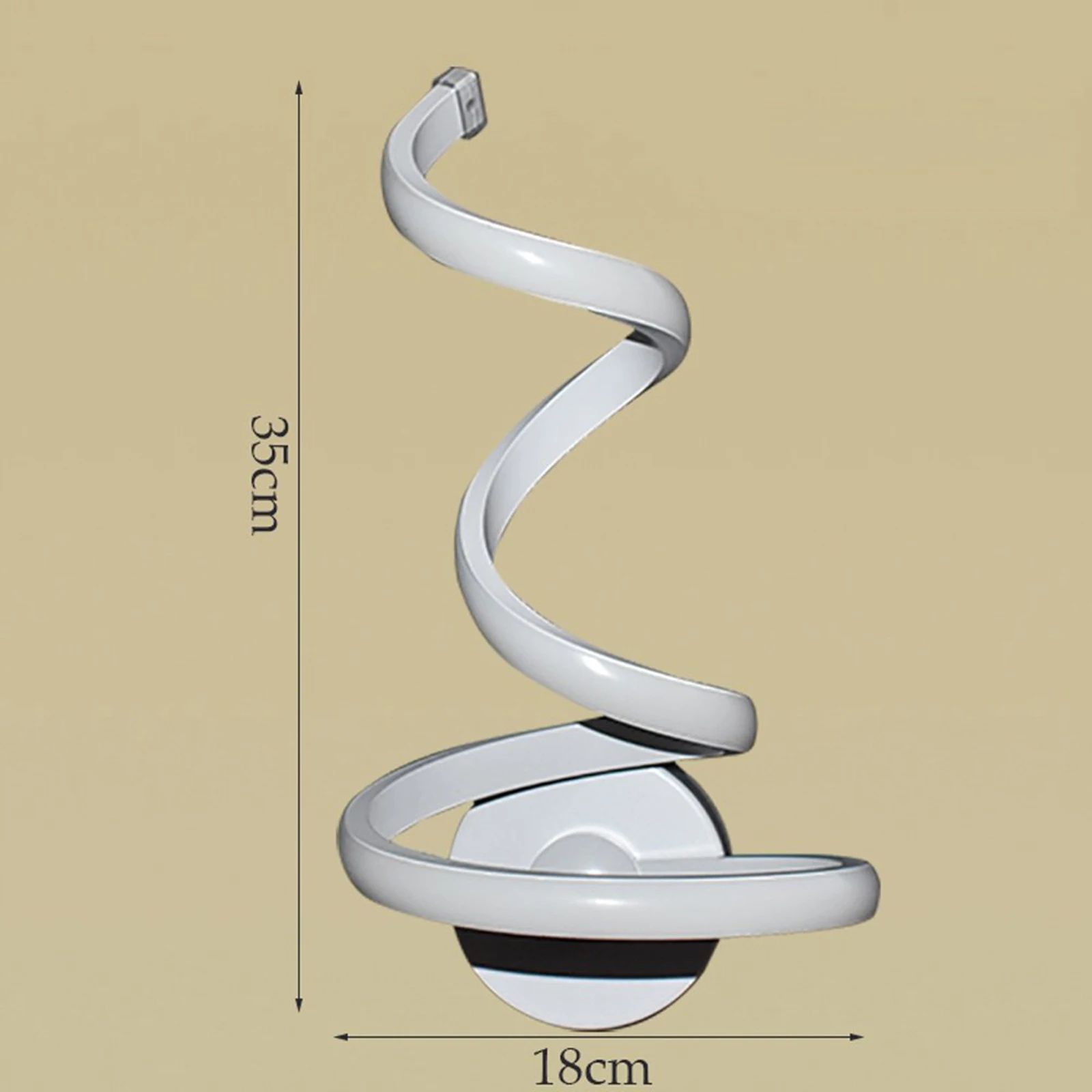 

Modern Spiral LED Wall Lamp Simple Modern Creativity Bedside Lamp Bedroom Wall Lamp Metal Wall Lamp