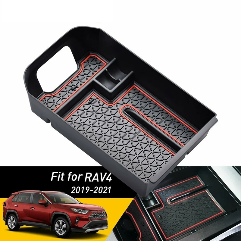 

Аксессуары для Toyota RAV4, центральный консоль, органайзер, подлокотник, коробка для дополнительного хранения для 2019, 2020, 2021, Toyota RAV4