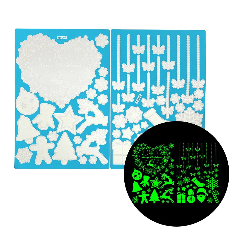 

Рождественские светящиеся наклейки YONGSNOW 2 шт.