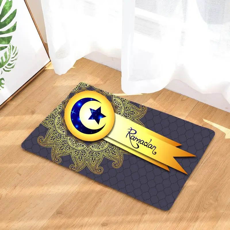 Винтажный коврик для ванной в стиле бохо пола полиэстер влагопоглощающий