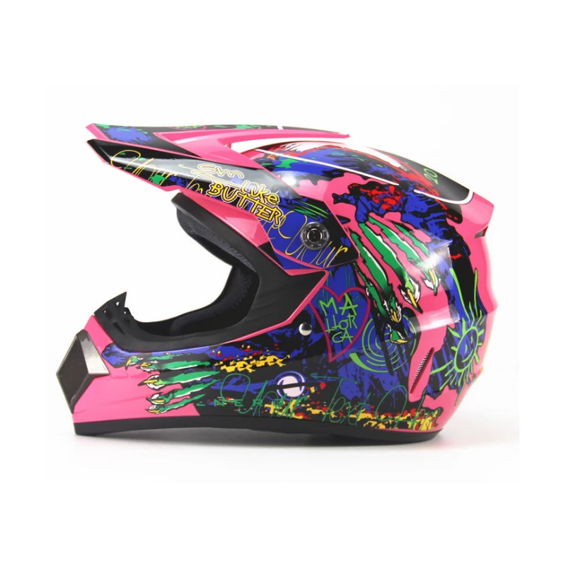 pink 5 Лидер продаж внедорожные шлемы горные Гонки Горный полный шлем rcycle moto cross casque capacete горные велосипедные шлемы - Цвет: pink 5