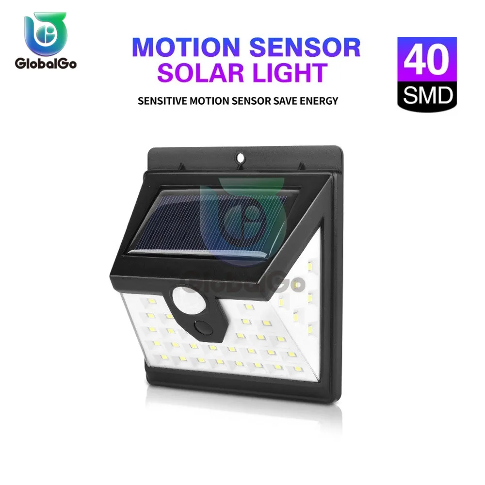 Уличный светильник ing 40 светодиодный настенный на солнечной батарее