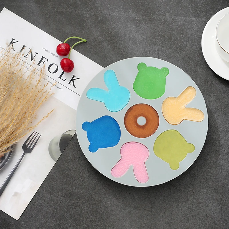 

Cartoon Baking Silicone Mold DIY Kitchen Lollipop Cake Mould Candy Chocolate Sugar Jelly Biscuit Molds Pastry Lollipop Gadgets