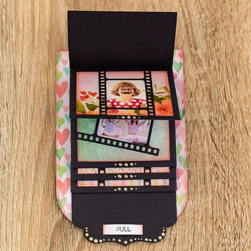 Квадратная круглая полоска многослойная оправа с сердечками и цветами