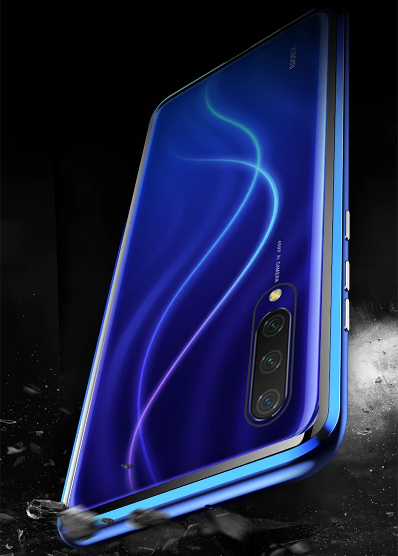 Металлический двусторонний чехол с магнитной адсорбцией для Xiao mi Red mi K20 Note 7 8 Pro 8 8A чехол для Xiaomi mi 9 Se 9T CC9 CC9E F1