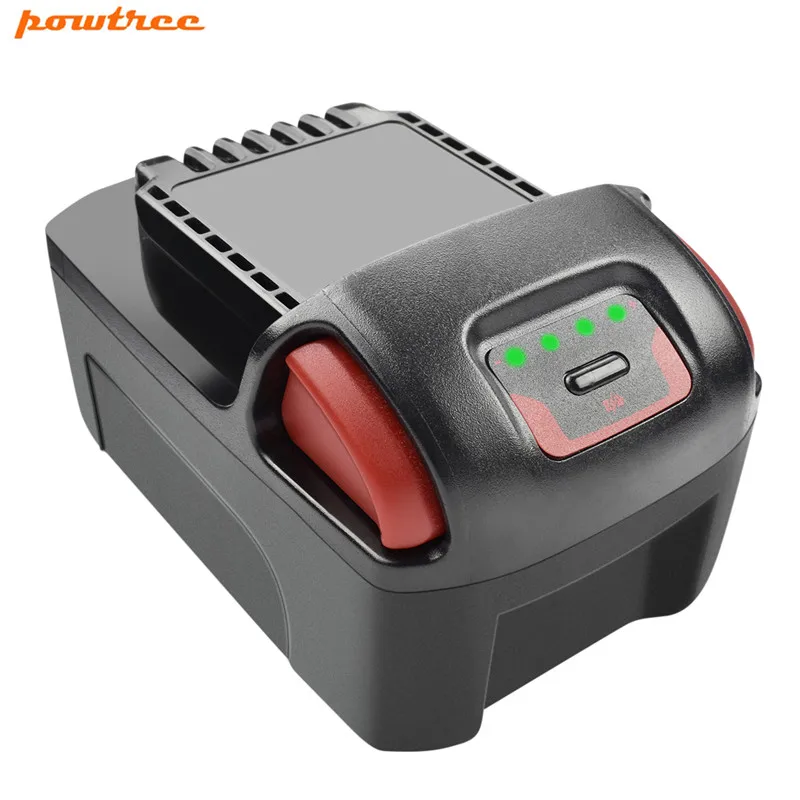 Литиевый сменный аккумулятор Powtree 2 шт. 20 в 5000 мАч для серии Ingersoll Rand BL2022