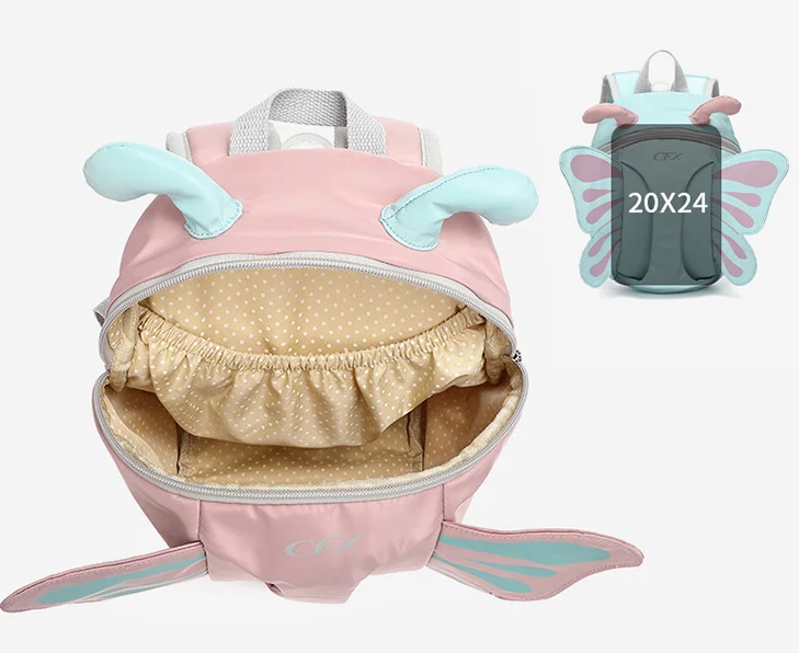 

Prevent the loss of children's schoolbag kindergarten spot children's fun cute butterfly shoulder cute baby snack b