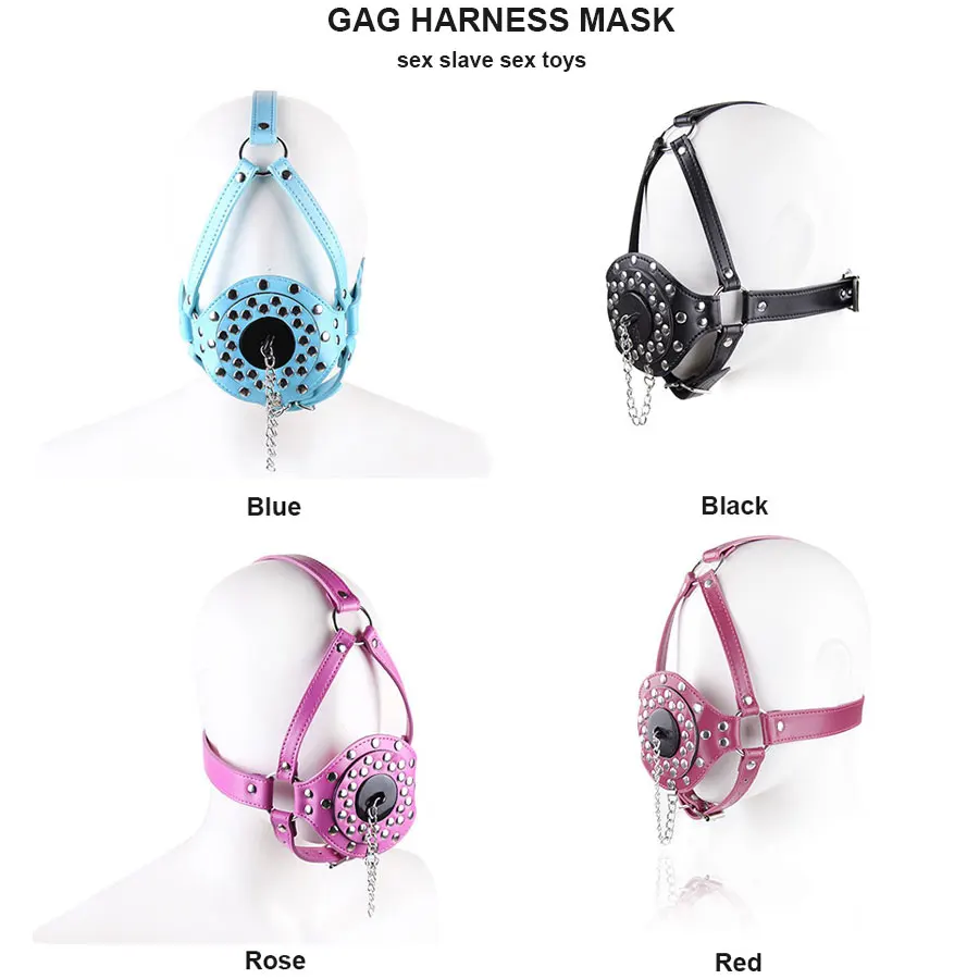 Маска-воронка для рта кляп БДСМ набор портупей бондажа раба сдерживание тяжелого