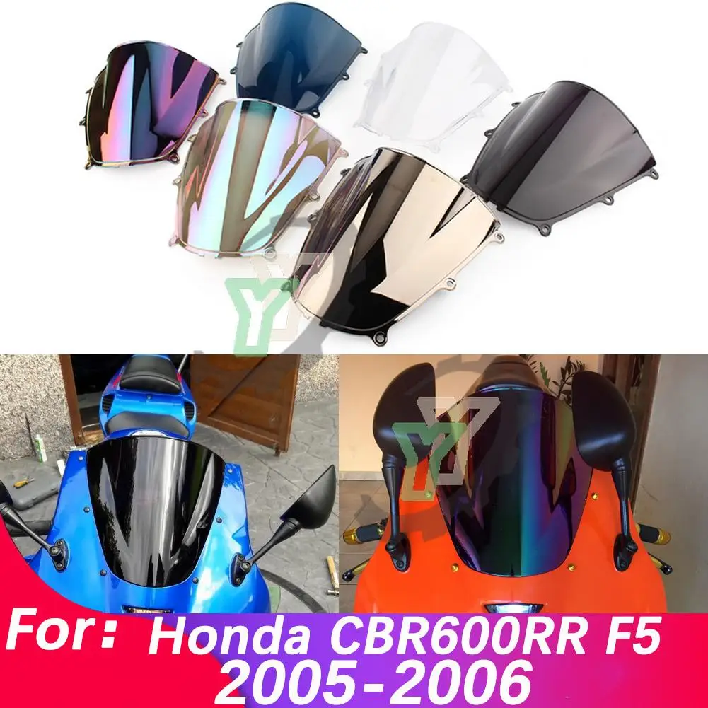 

CBR600 RR 600RR Cafe racer Motorcycle Accessories Windshield Windscree Wind Deflector For HONDA CBR600RR CBR 600 RR F5 2005-2006