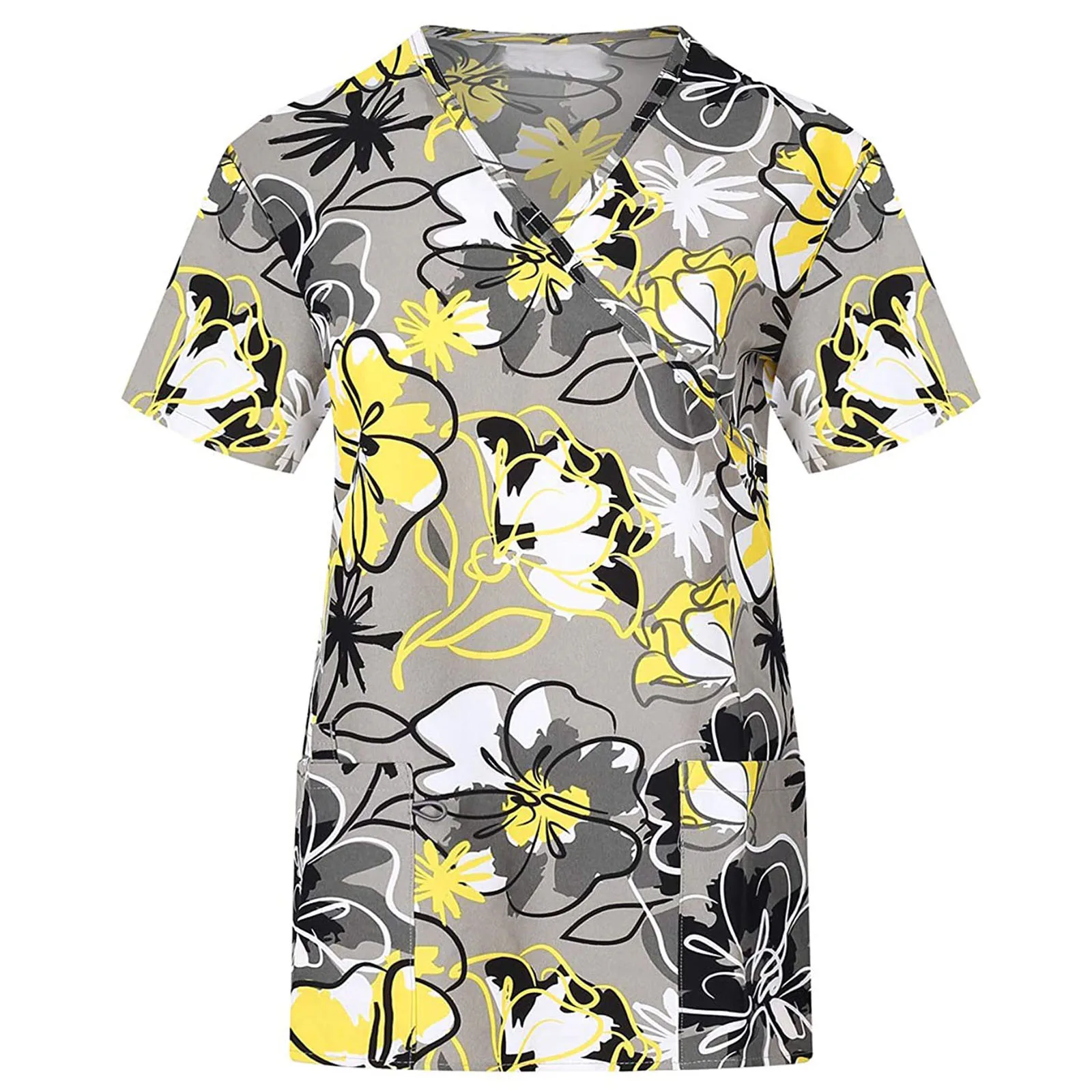 Женский скрабы с мультяшным принтом униформа для спа салона красоты зоомагазин