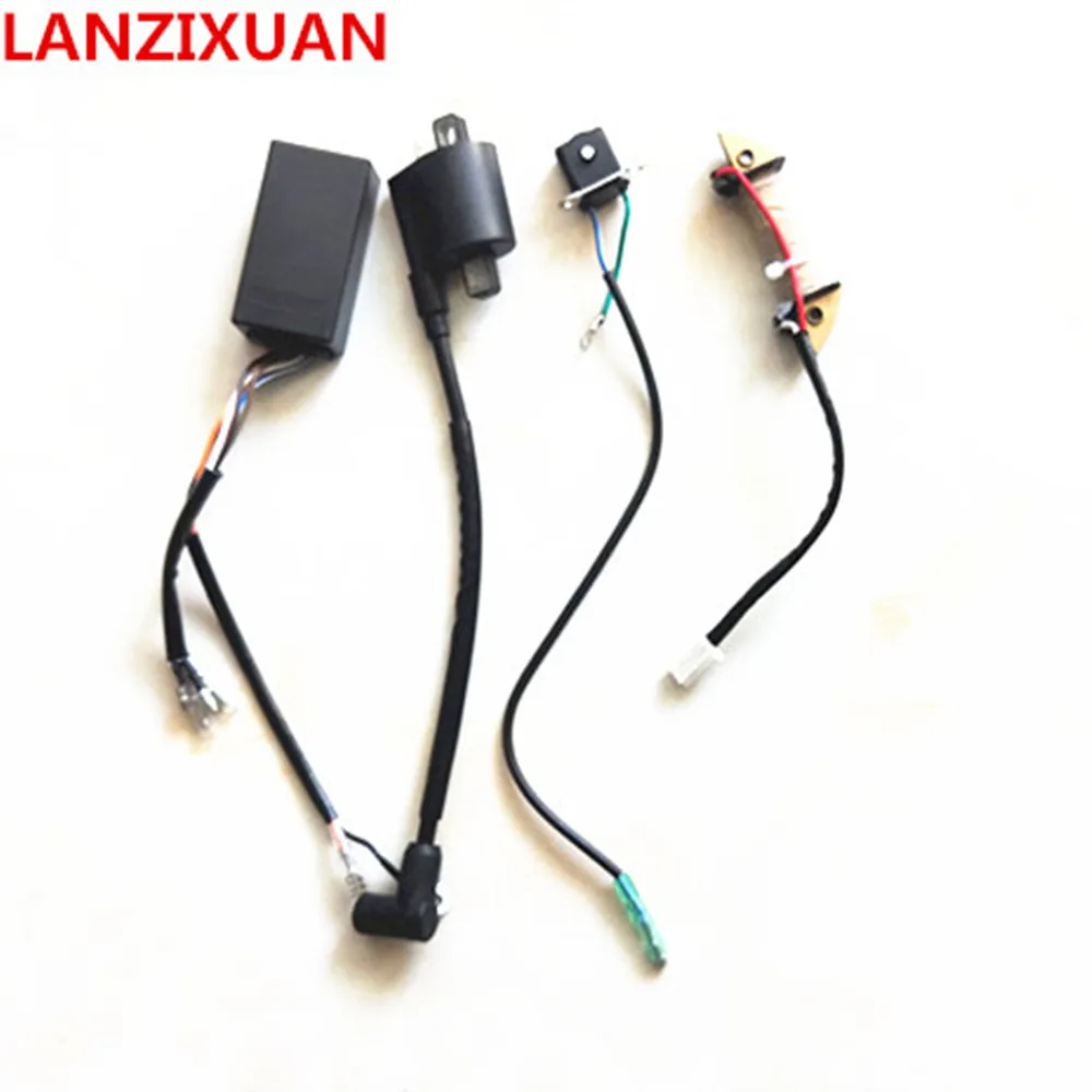 Бесплатная доставка HangKai 2-strok 5-6 HP Подвесные/Подвесные Двигатели/лодочные