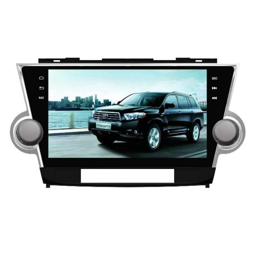 Автомобильный GPS dvd-плеер для Toyota Highlander 2007-2013 Android автомобильный Радио Стерео