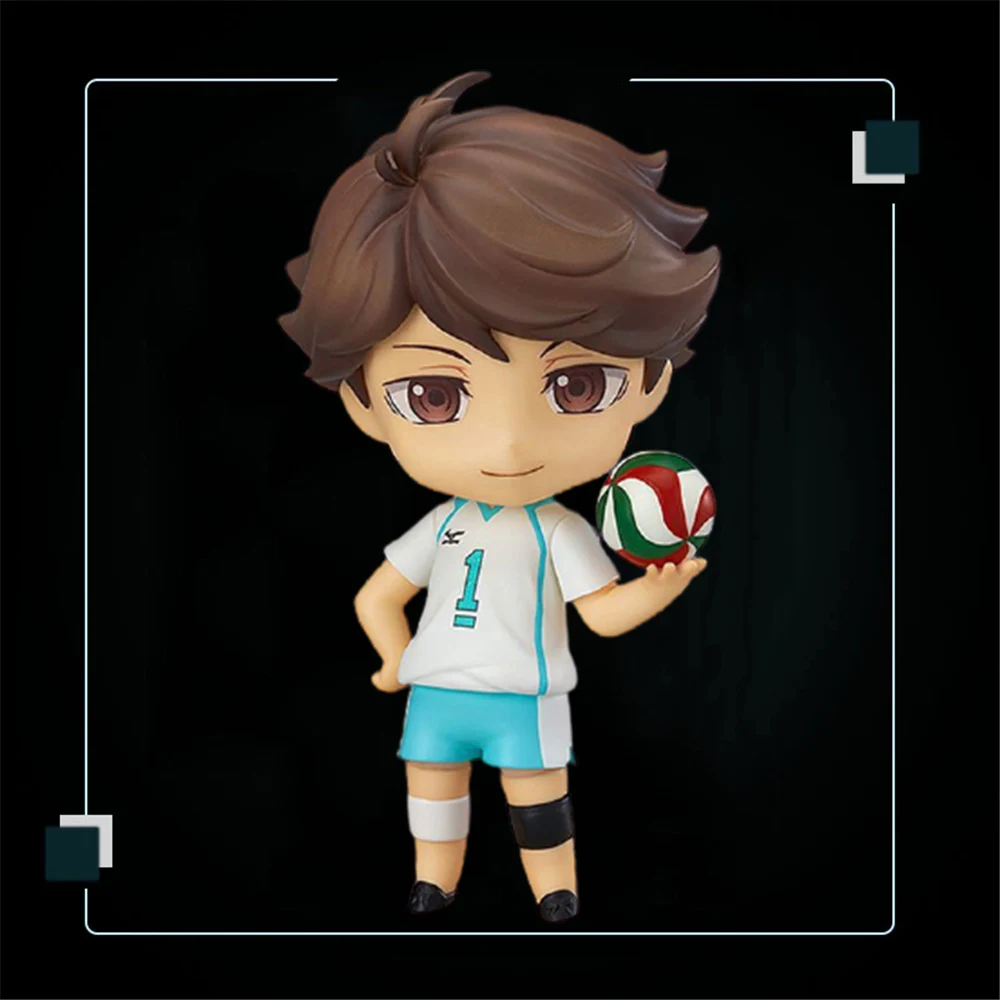 

Japanese 10Cm Toru Okawa Volleyball Boy Figure Model Toy Movable Model Animation Character Peripheral Figure Can Change Face