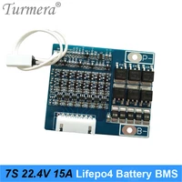 7s 15a 22 4v 25 2v 32650 32700 turmera bms lithium iron battery protection board for e bike battery and screwdriver battery