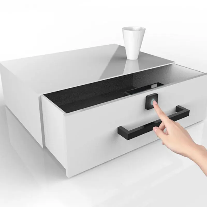 smart fingerprint lock anti theft electronic file storage cabinet keyless for furniture drawer box home office free global shipping