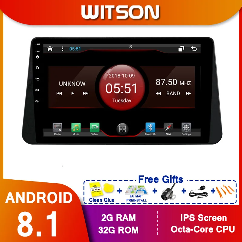 WITSON 10 2 &quotFULL HD сенсорный экран Android 0 Восьмиядерный Автомобильный GPS
