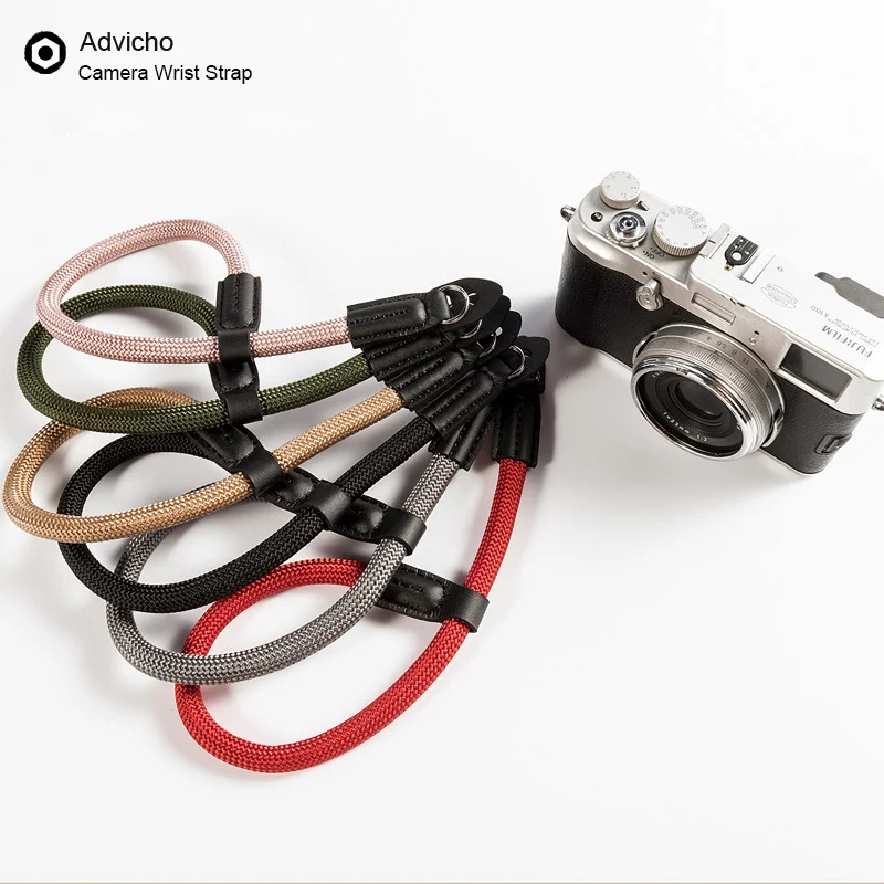 Нейлоновый ремешок ручной работы для цифровой камеры держатель Fujifilm Canon Nikon Sony