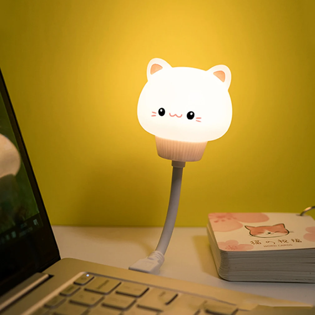 

Cute USB LED Bear Rabbit Cartoon Night Lights Telecontrol LED Desk Lamp Lantern Christmas Gift Bedroom baby Kid room Decorative