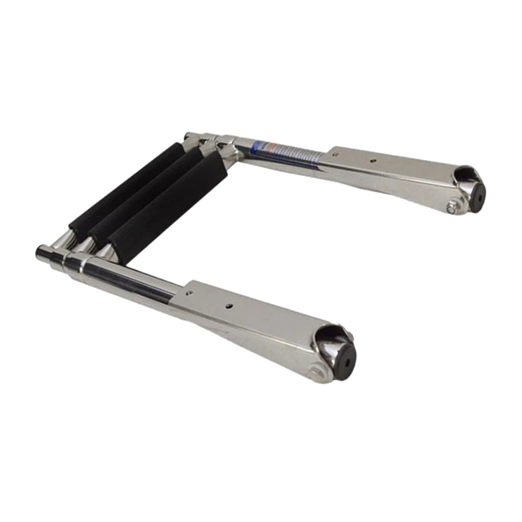 3 ступенчатая телескопическая лестница для лодок из нержавеющей стали 304