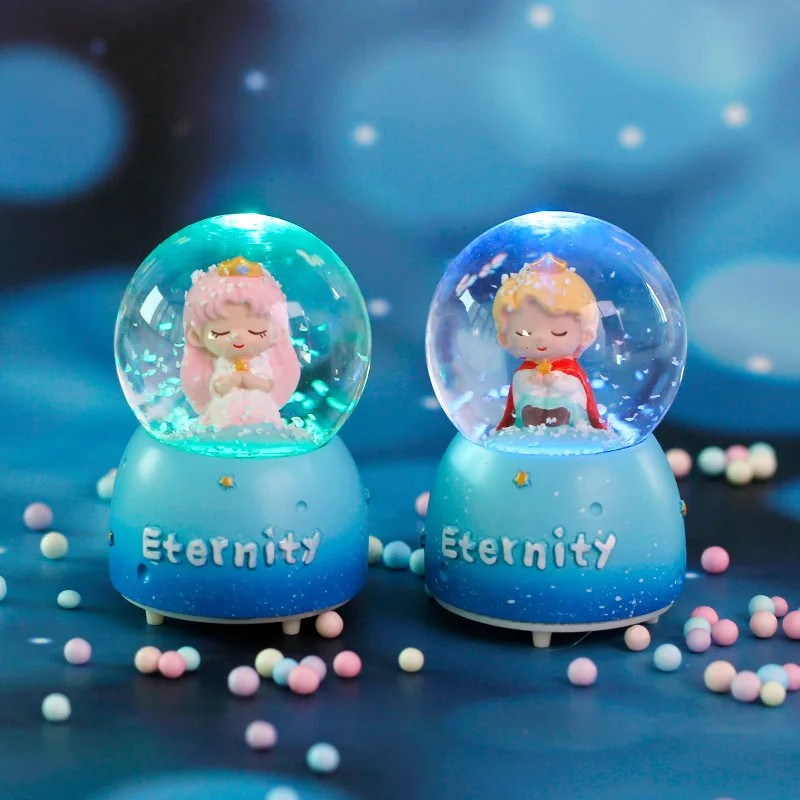 

Светильник ящийся хрустальный шар, маленькие украшения, креативное украшение для дома, подарок принцессы, принца на день рождения, подарок ...