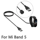 Зарядный кабель для Xiaomi Mi Band 5, магнитный USB-адаптер для быстрой зарядки, док-станция