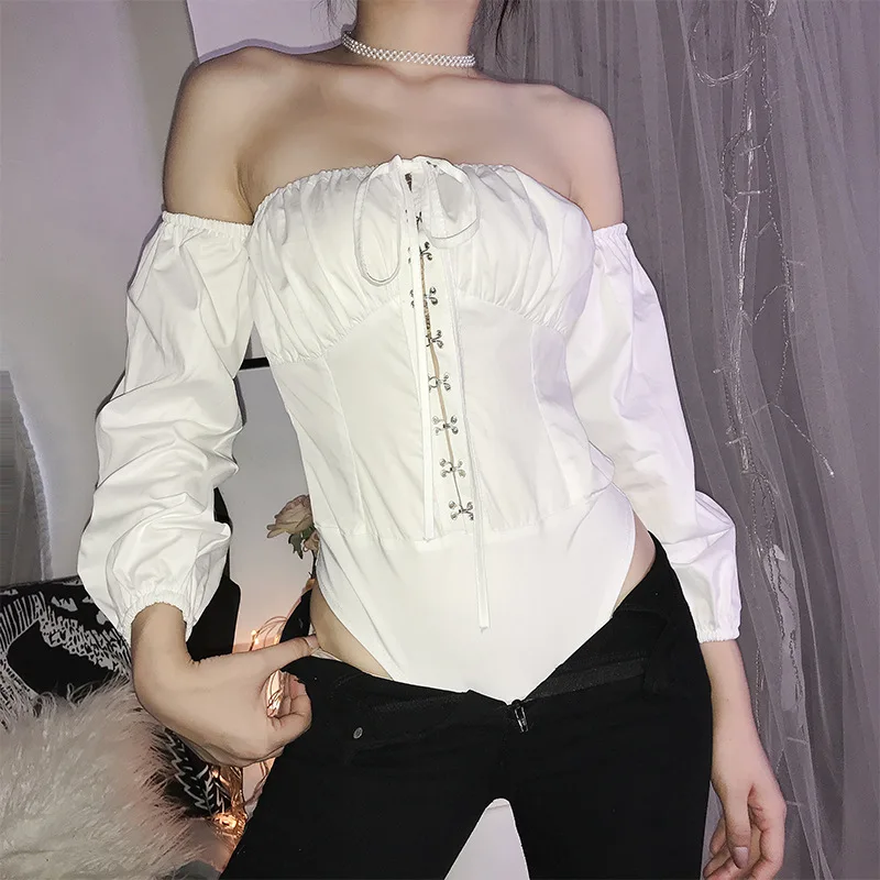 Богемные женские весенние сетчатые сплайсированные блузки с вырезом лодочкой