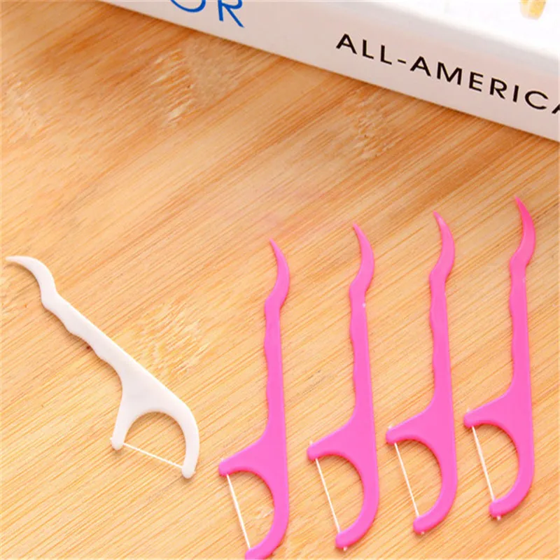 20 шт./лот зубная нить гигиена полости рта стоматологические палочки зубочистка