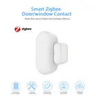 Датчик Контакта двериокна Zigbee, сенсор для умного дома, s питание от Tuya