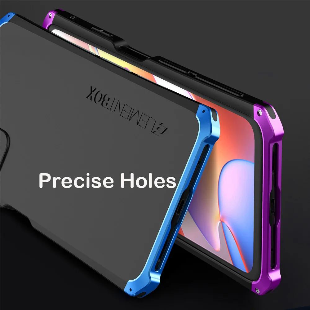 shockproof metal armor case for xiaomi redmi note 8 pro 9t case aluminum frame matte pc cover for redmi note 9t 10 6 7 pro case free global shipping