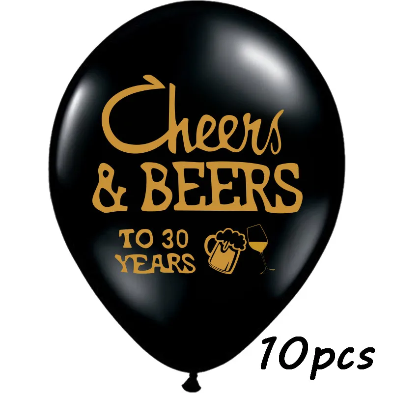 30 years 7 шт./партия, розовое золото, грязный 30, 30, 30, день рождения, украшение, милые девушки, с днем рождения, Пончик, воздушный шар, вечерние товары - Цвет: 30 years