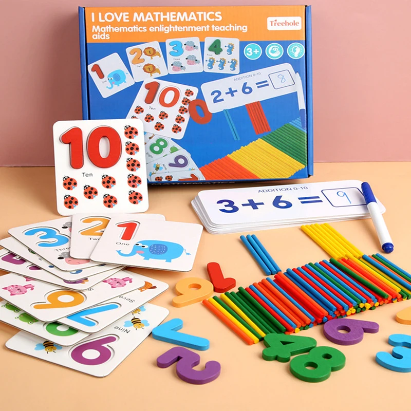 Игрушки Монтессори деревянные буквы алфавита математика Детские Ранние