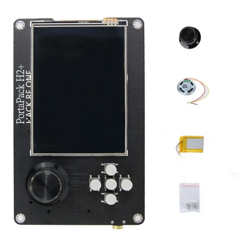Сенсорный экран PortaPack H2 3 2 дюйма 0.5PPM TCXO часы для HackRF OneSDR трансивер с батареей 2100