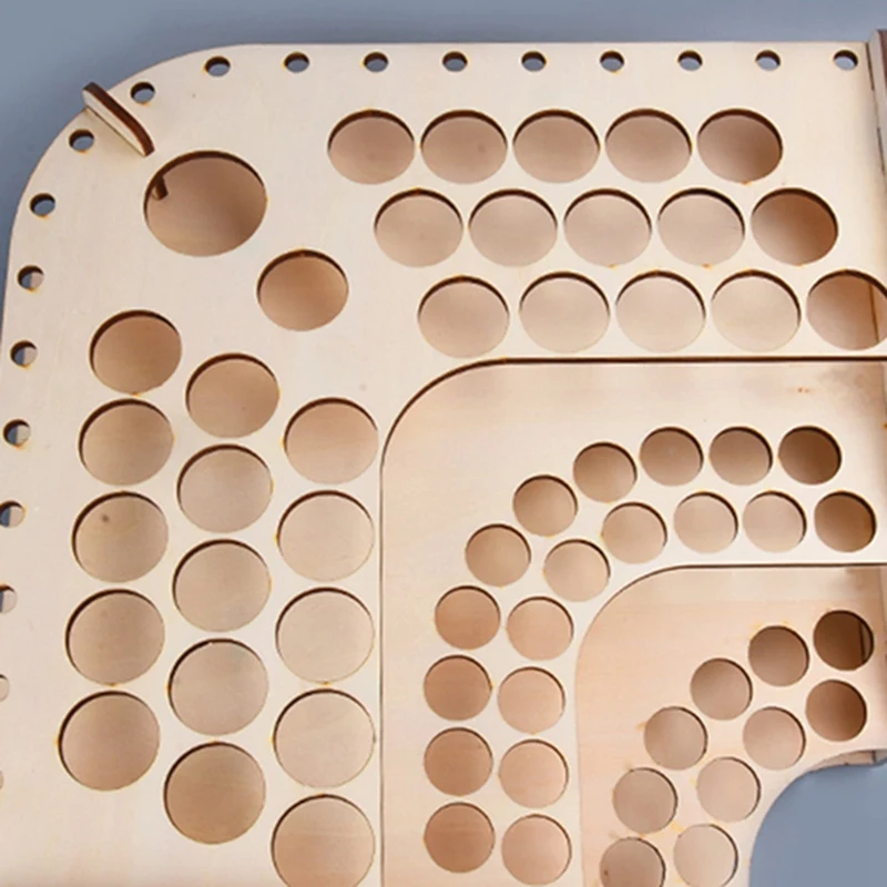 ABSS 81 отверстие деревянная бутылка с пигментом органайзер для хранения цветных