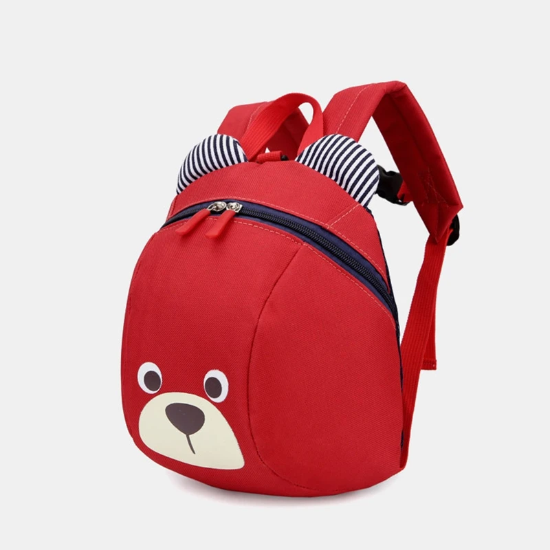 

Cartoon Kids School Bags Kindergarten Bookbags 1-5 Years Old Children Backpack 3D Cartoon Bear School Students Bag