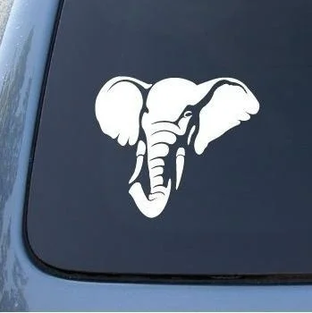 

Elephant Head - window, Notebook, Vinyl Decal Sticker 13x10cm