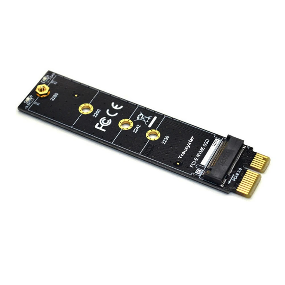 Адаптер PCIE-M2 NVMe SSD M2 PCIE X1 Raiser PCI-E PCI Express M Соединитель в форме ключа поддерживает 2230