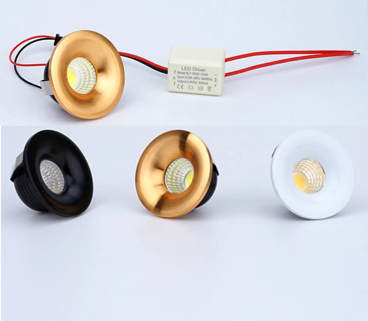 Промышленный потолочный светодиодный светильник с регулируемой яркостью 3 Вт